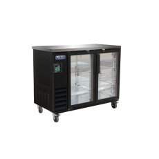 Ikon 49" Two-Door Swing Door Back Bar Cooler IBB49-2G-24