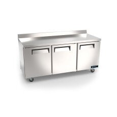 Kool-It Infinity 72" Worktop Freezer With 3 Doors KIN72WTF-HC
