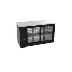 Kool-It Infinity 60" Back Bar Cooler With Sliding Doors KIN60GBB-HC